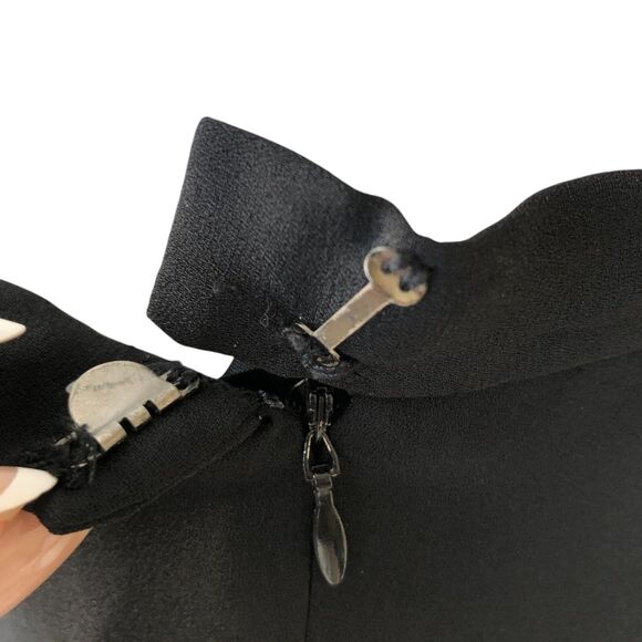 Adrianna Papell Sheer Goth Whimsigoth Festival‎ Boho Cocktail Party Maxi Skirt 6 - Picture 5 of 11